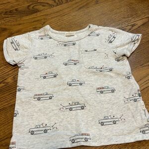 Kids Short Sleeve Car Print Tee